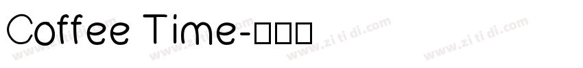 Coffee Time字体转换